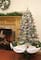 5.5ft. Pre-Lit Medium Musical Snowing Artificial Christmas Tree with Umbrella Base, Blue LED Lights